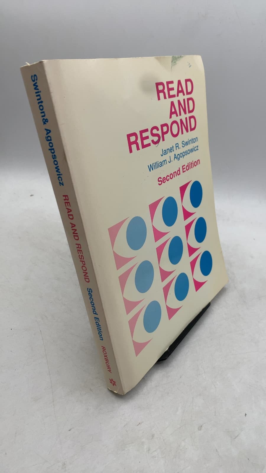 Read and Respond: A Reading Improvement Text by Janet R. Swinton and William J. Agopsowicz - front cover