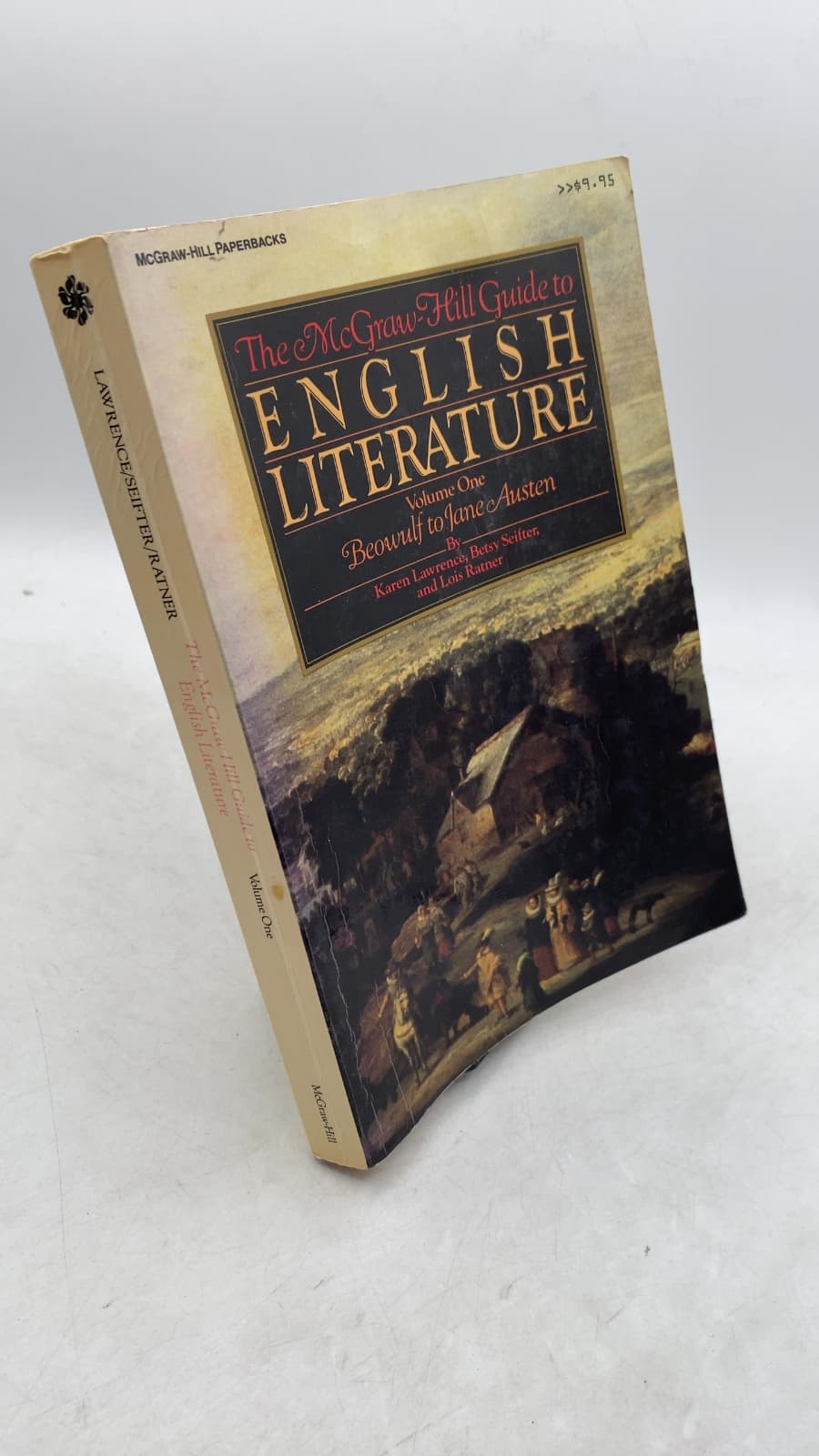 The McGraw-Hill Guide to English Literature, Volume One: Beowulf to Jane Austen by Karen Lawrence, Betsy Seifter, Lois Ratner - front cover