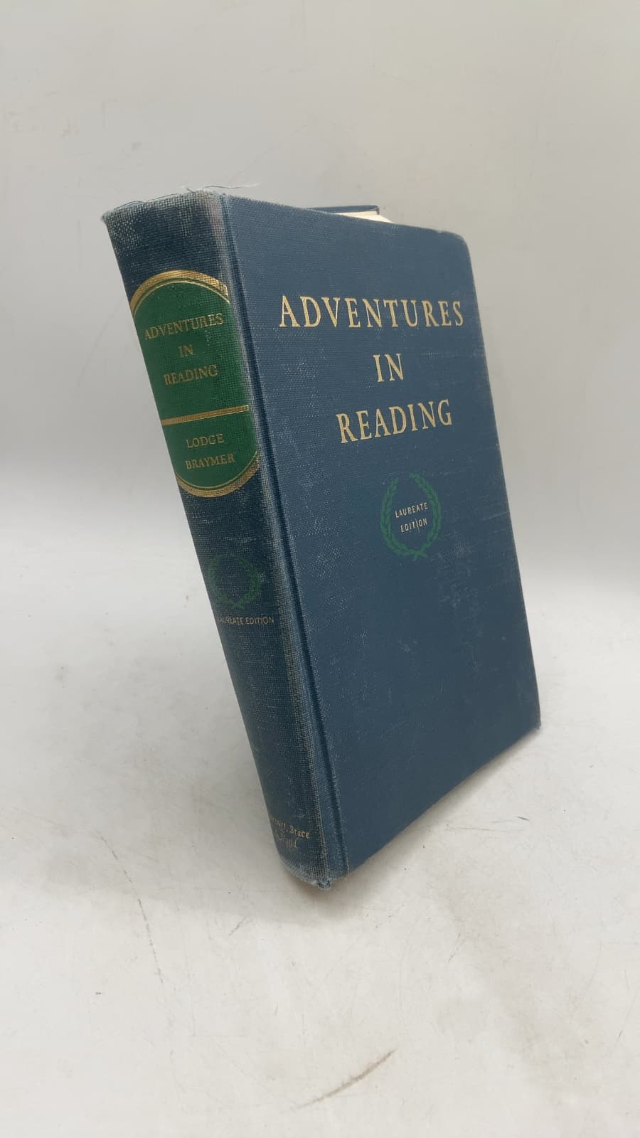 Adventures in Reading by Evan Lodge, Marjorie Braymer - front cover