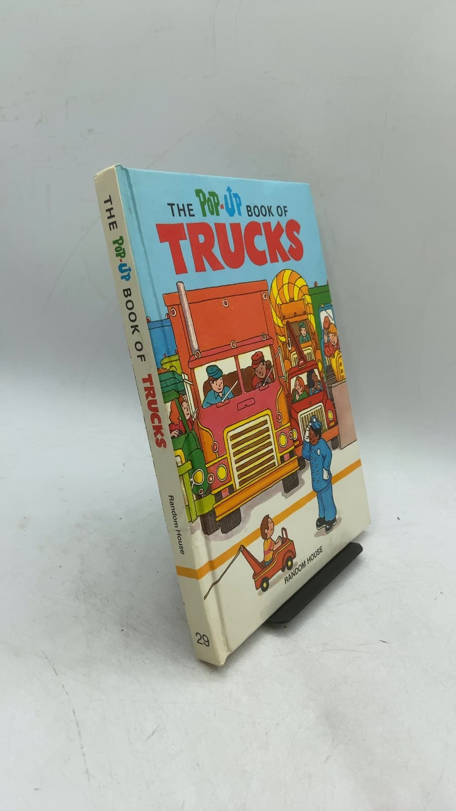 The Pop-Up Book of Trucks by Loretta Lustig - front cover