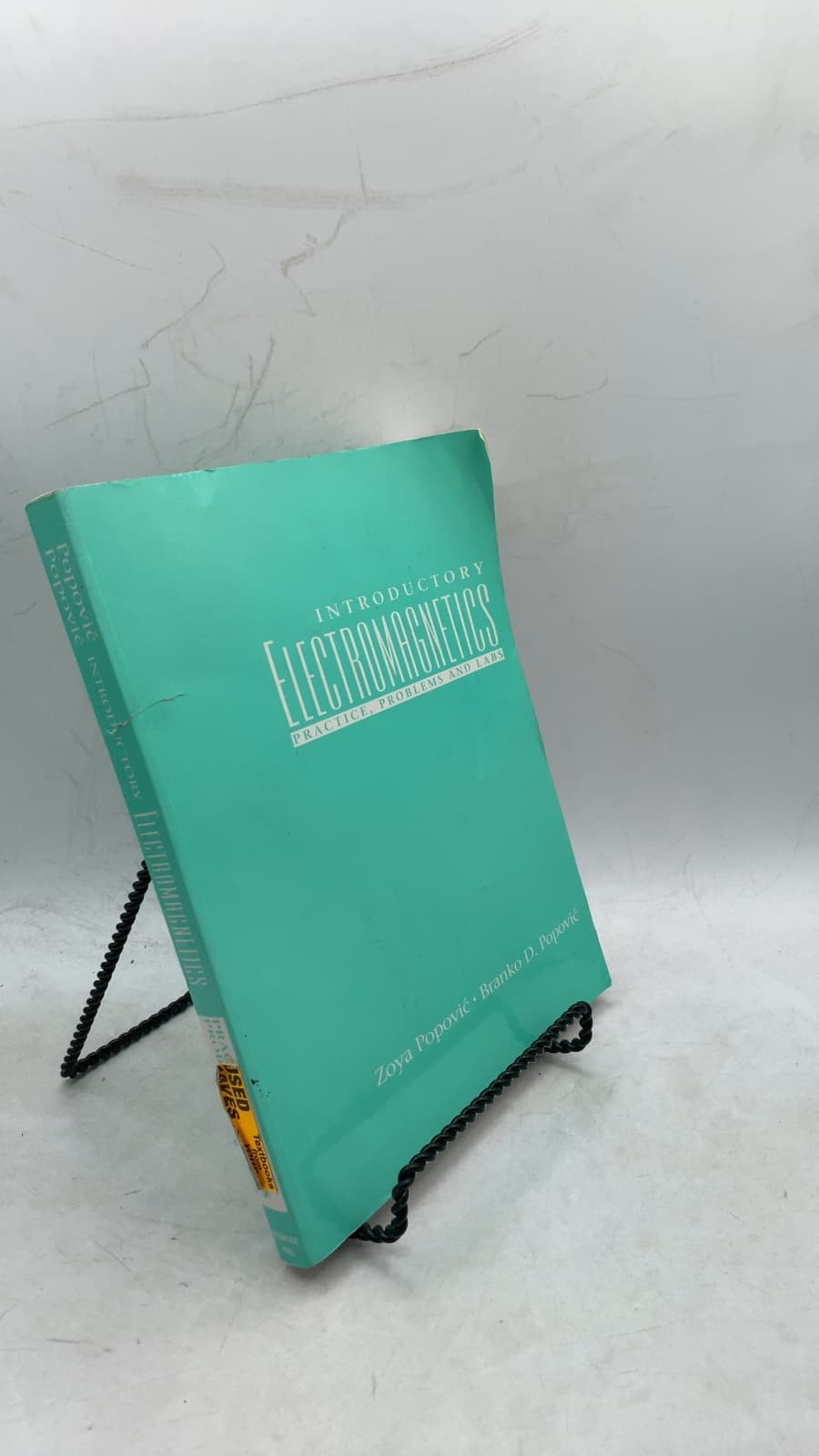 Introductory Electromagnetics: Practice, Problems and Labs by Zoya Popović, Branko D. Popović - front cover