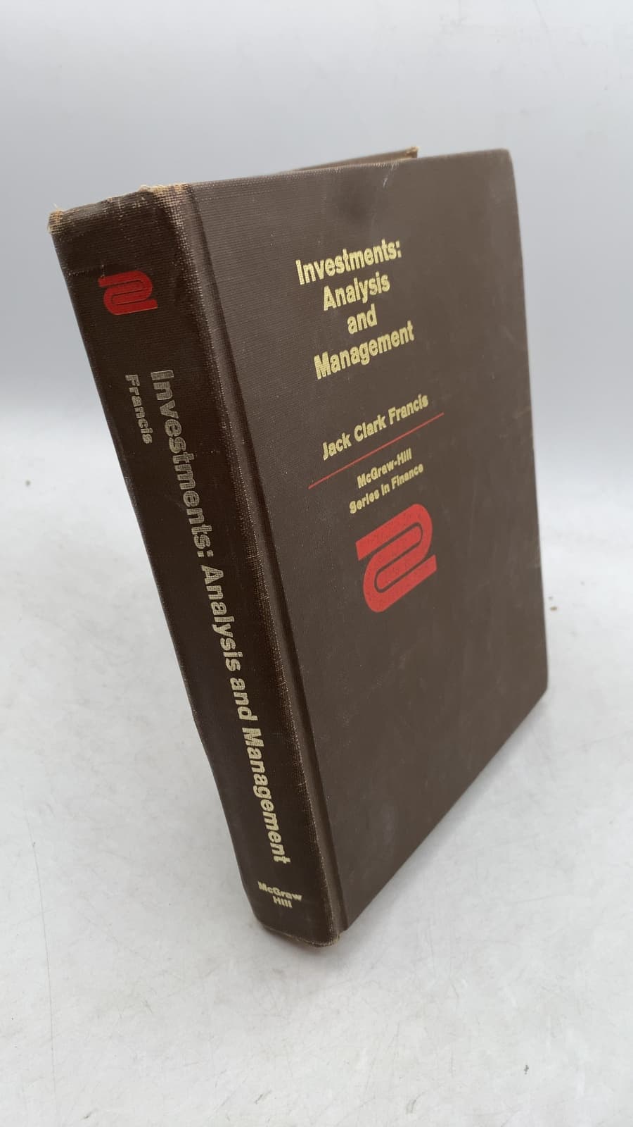 Investments: Analysis and Management by Jack Clark Francis - front cover