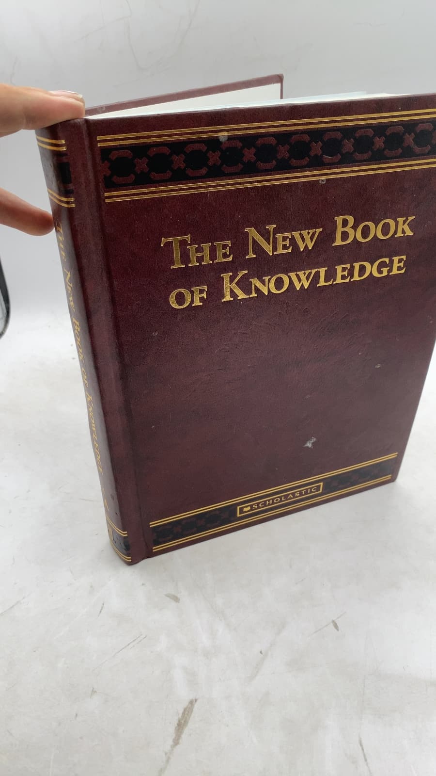 The New Book of Knowledge, Volume 1 (A) - front cover