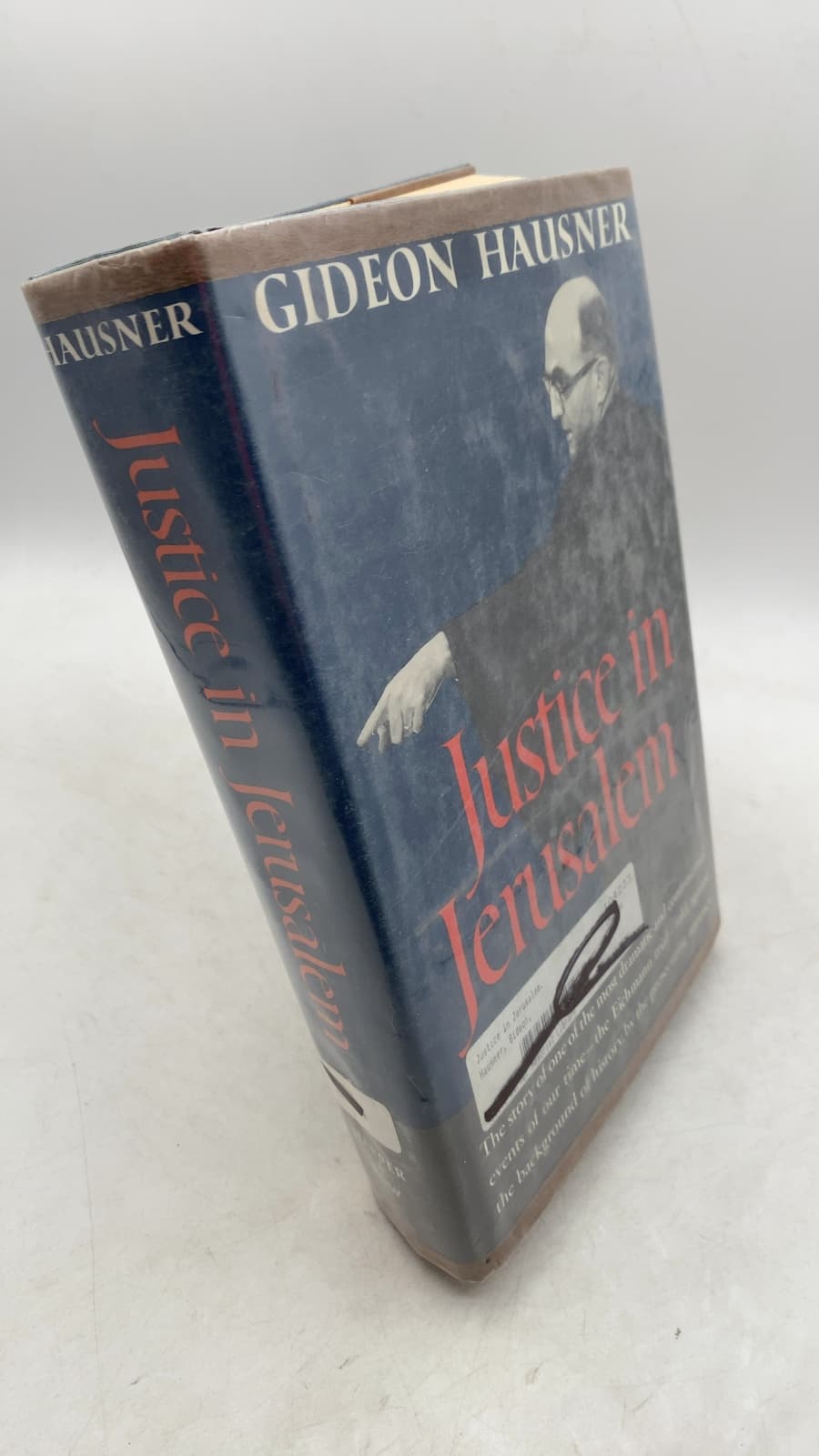 Justice in Jerusalem by Gideon Hausner - front cover