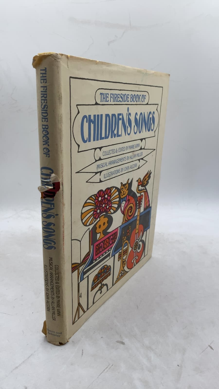 The Fireside Book of Children's Songs by Marie Winn and Allan Miller - front cover