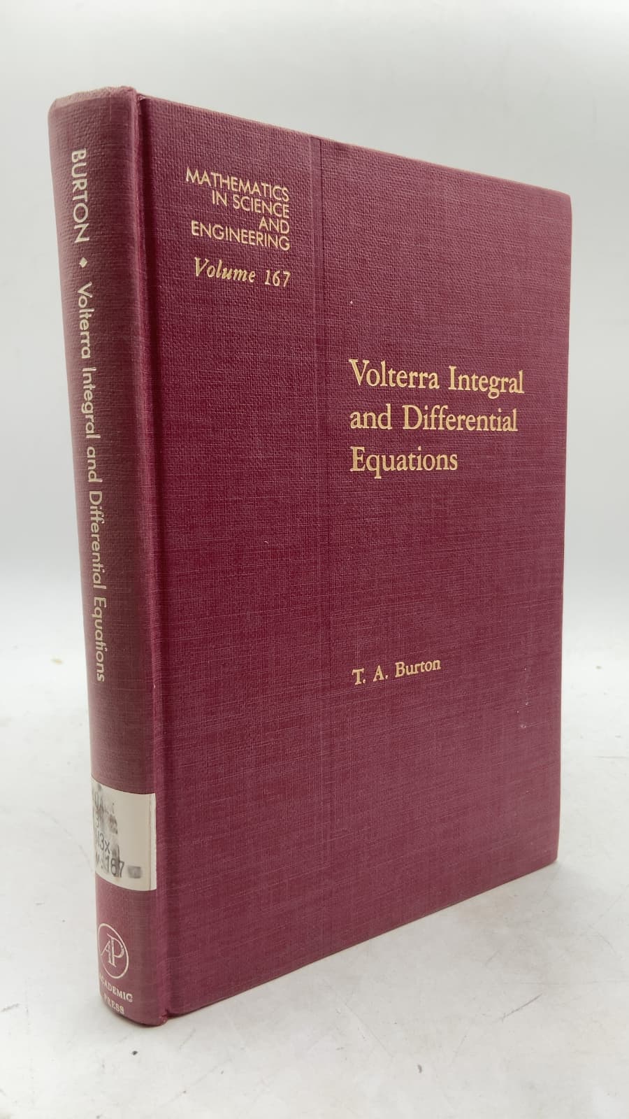 Volterra Integral and Differential Equations by T. A. Burton - front cover