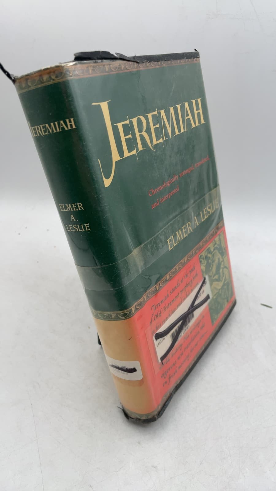 Jeremiah: Chronologically arranged, translated, and interpreted by Elmer A. Leslie - front cover