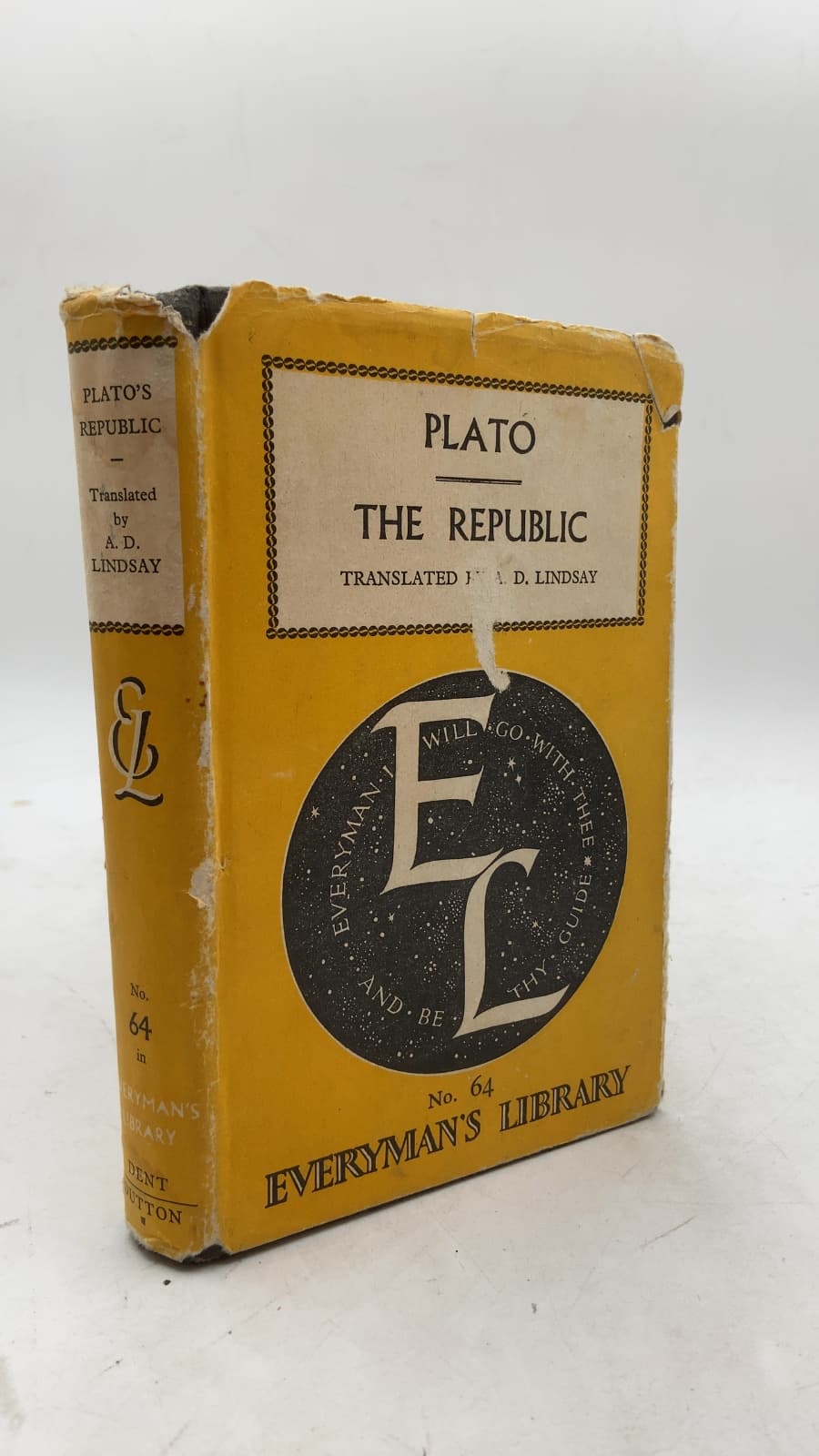 Plato's Republic by A. D. Lindsay - front cover