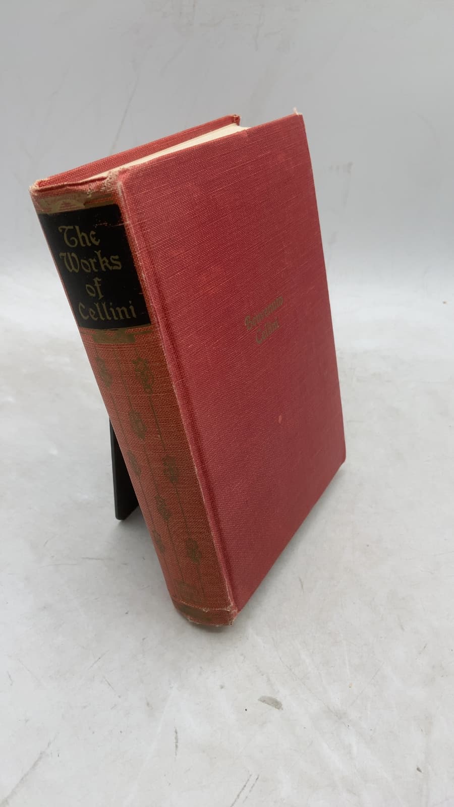 The Autobiography of Benvenuto Cellini by J. Addington Symonds - front cover