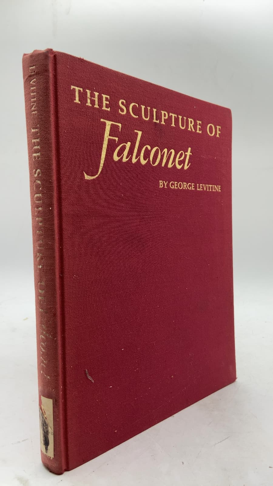 The Sculpture of Falconet by George Levitine - front cover