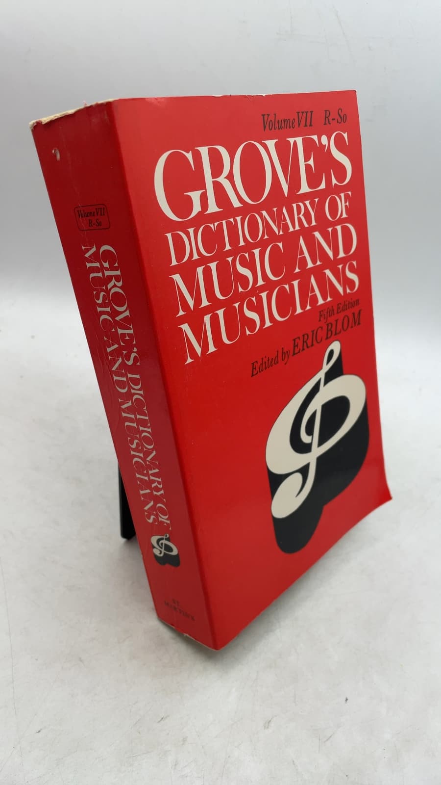 Grove's Dictionary of Music and Musicians, Fifth Edition, Volume VII: R-So by Eric Blom (Editor) - front cover
