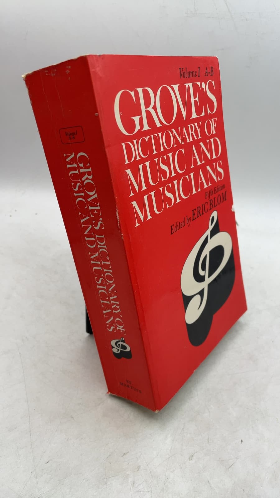 Grove's Dictionary of Music and Musicians, Volume I: A-B by Eric Blom (Editor) - front cover