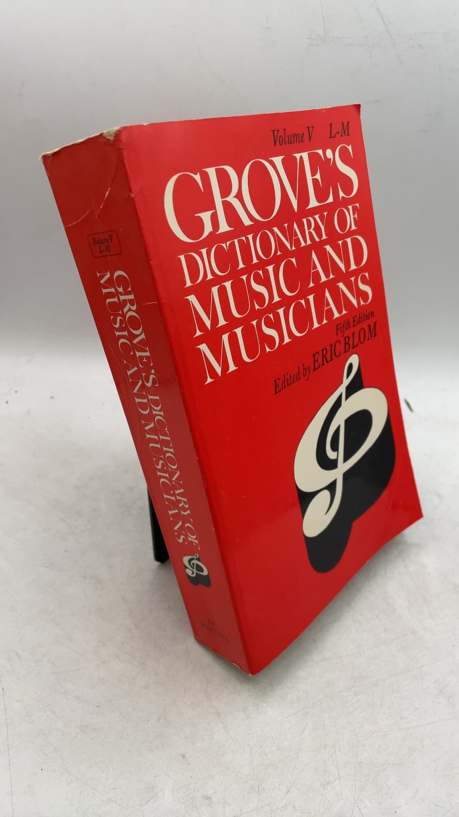 Grove's Dictionary of Music and Musicians, Volume V: L-M by Eric Blom (Editor) - front cover