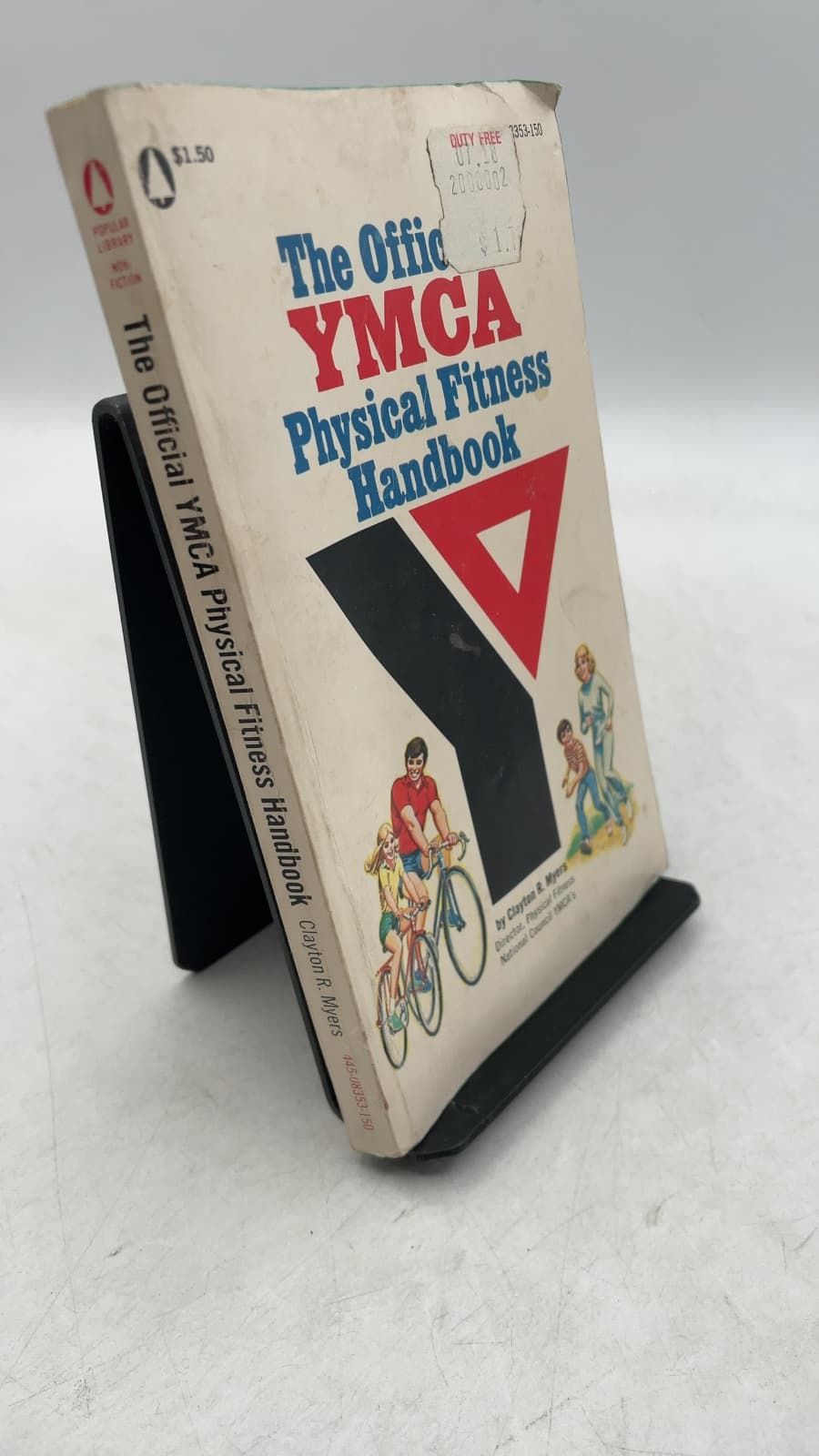 The Official YMCA Physical Fitness Handbook by Clayton R. Myers - front cover