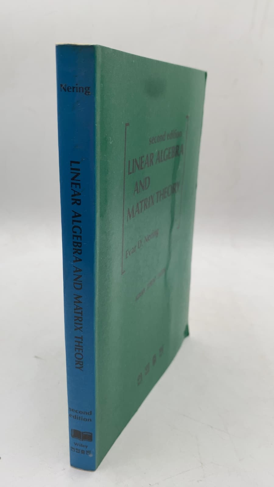 Linear Algebra and Matrix Theory by Evar D. Nering - front cover