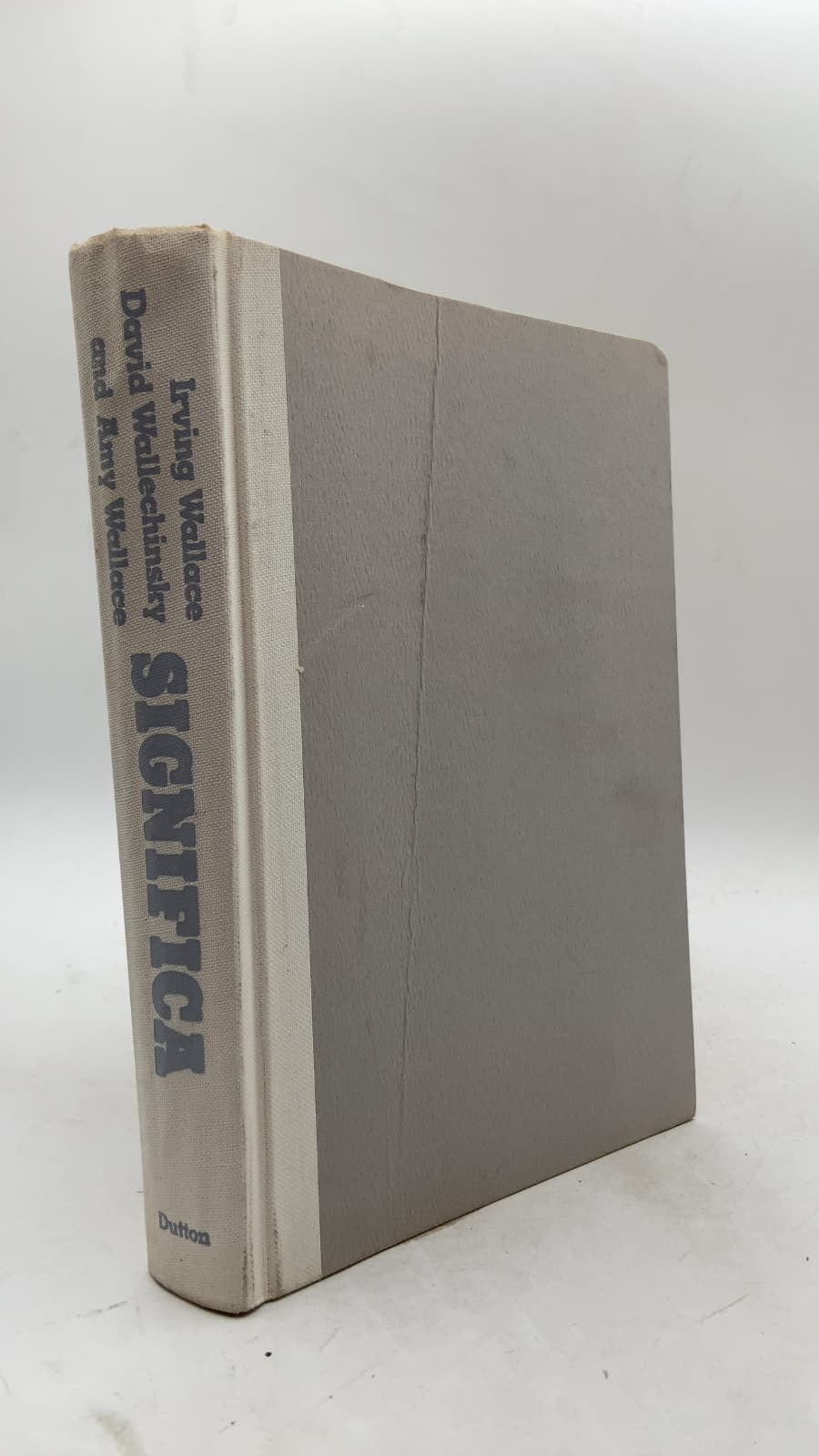 Significa by Irving Wallace, David Wallechinsky, and Amy Wallace - front cover