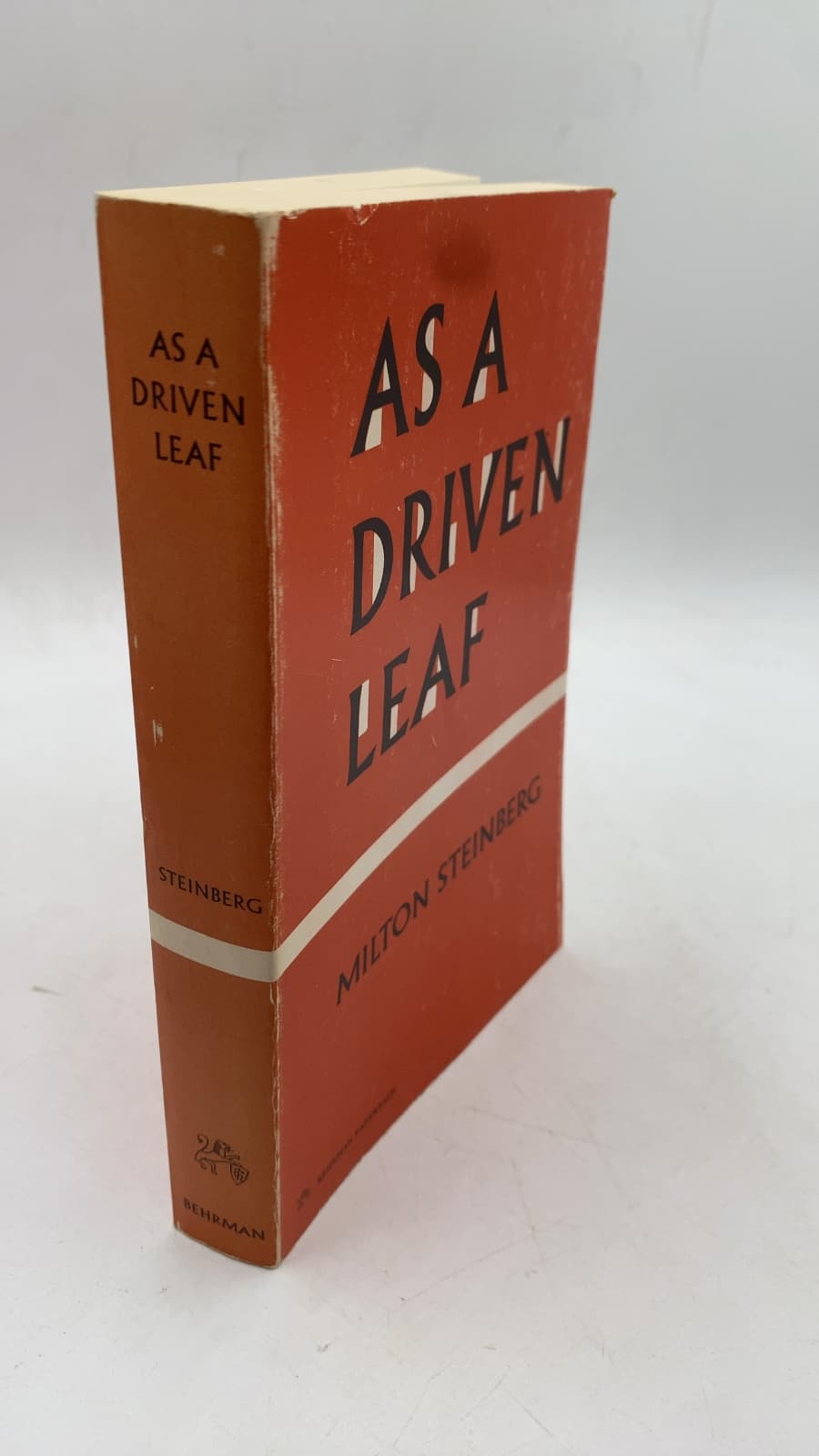 As a Driven Leaf by Milton Steinberg - front cover