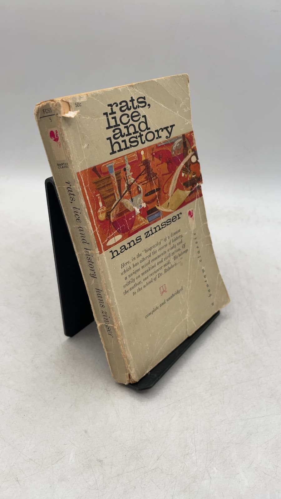 Rats, Lice and History by Hans Zinsser - front cover