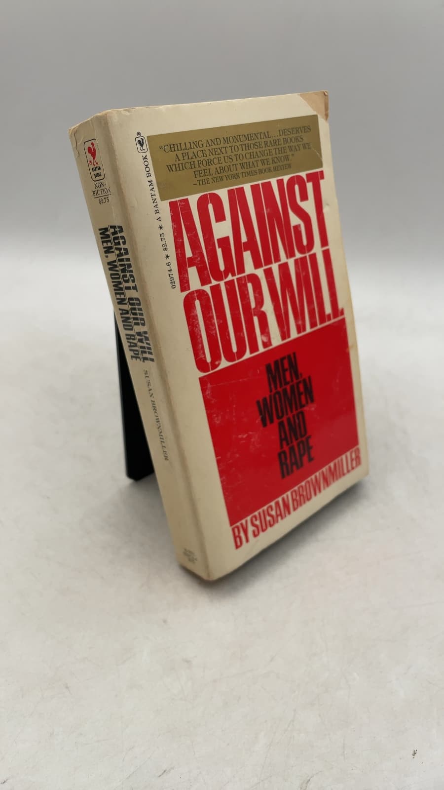 Against Our Will: Men, Women and Rape by Susan Brownmiller - front cover