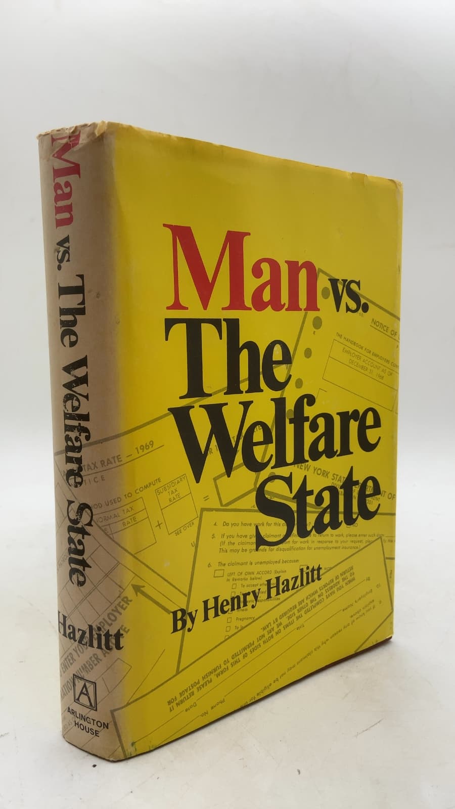 Man vs. The Welfare State by Henry Hazlitt - front cover
