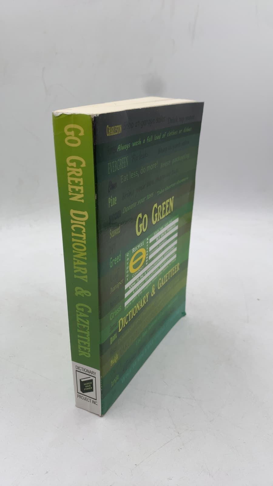 Go Green Dictionary & Gazetteer - front cover