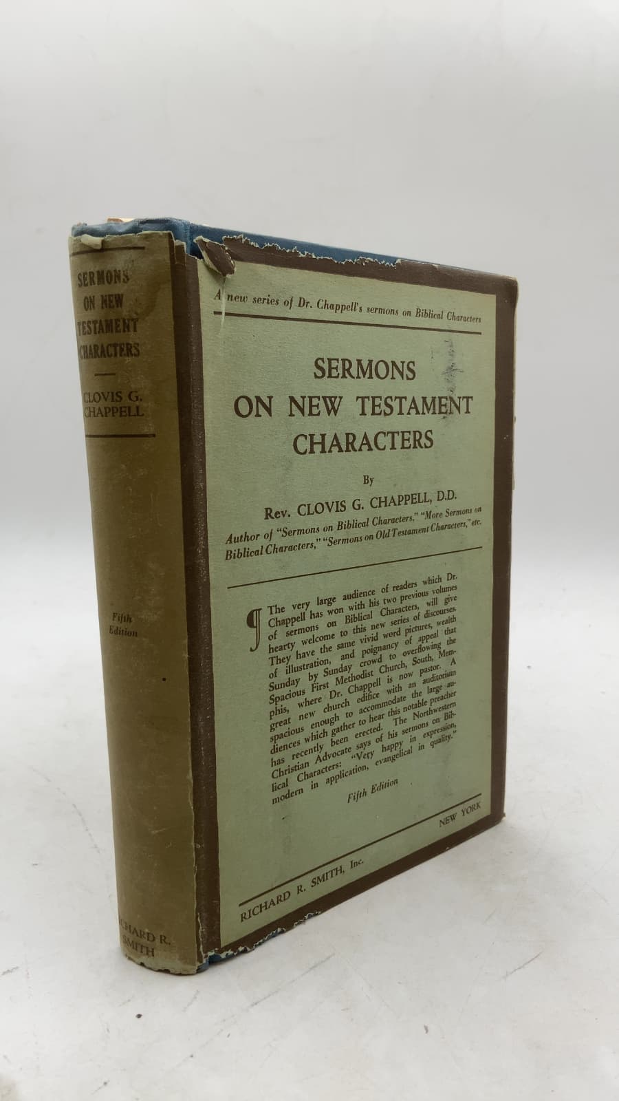 Sermons ON NEW Testament Characters by Rev. Clovis G. Chappell, D.D. - front cover