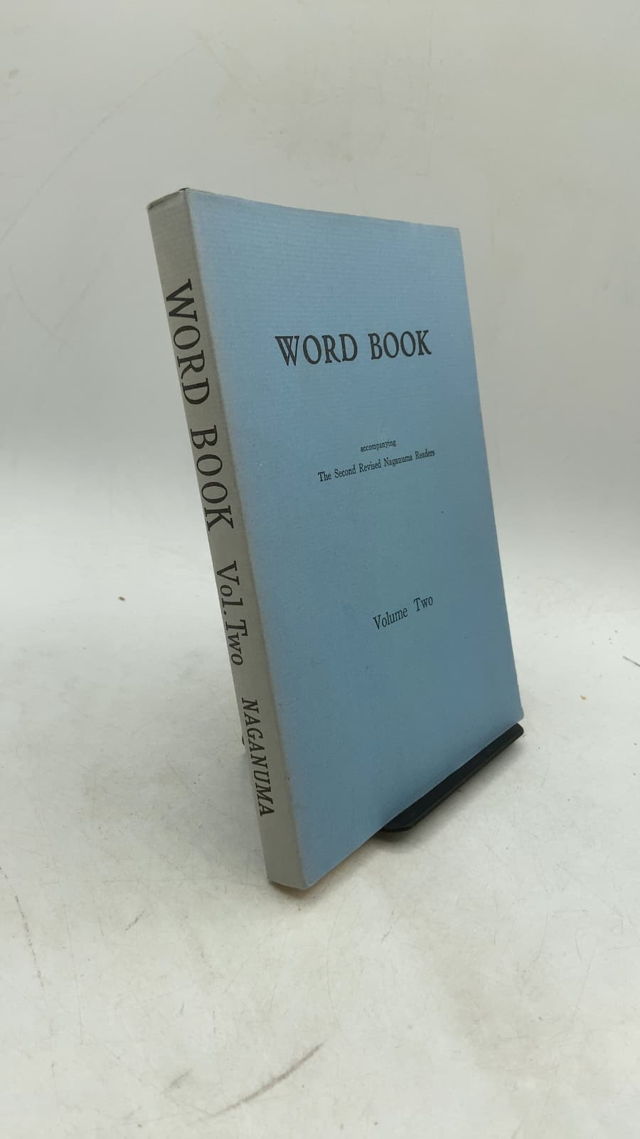 Word Book accompanying The Second Revised Naganuma Readers, Volume Two by Naoe Naganuma - front cover