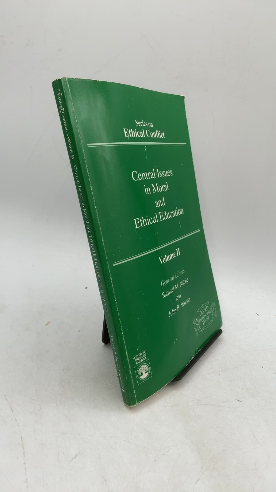 Central Issues in Moral and Ethical Education: Volume II by Samuel M. Natale and John B. Wilson - front cover