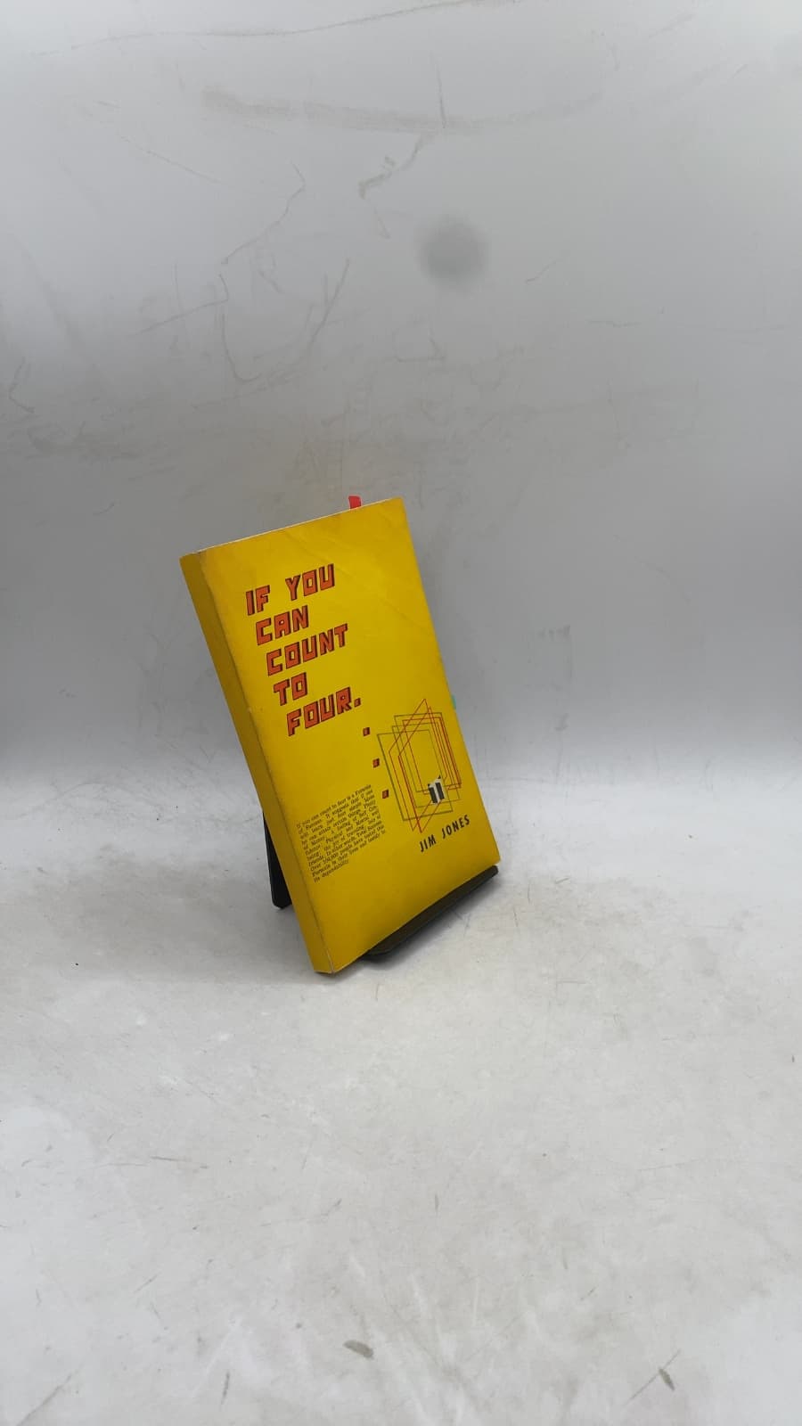If You Can Count to Four by Jim Jones - front cover