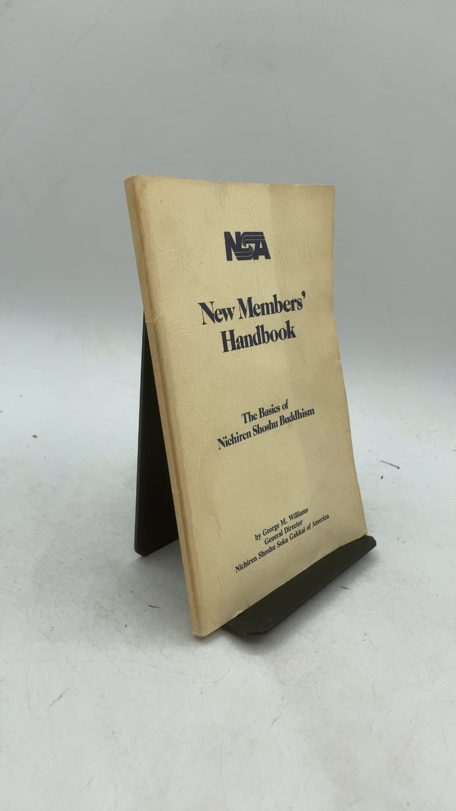 New Members' Handbook: The Basics of Nichiren Shoshu Buddhism by George M. Williams - front cover