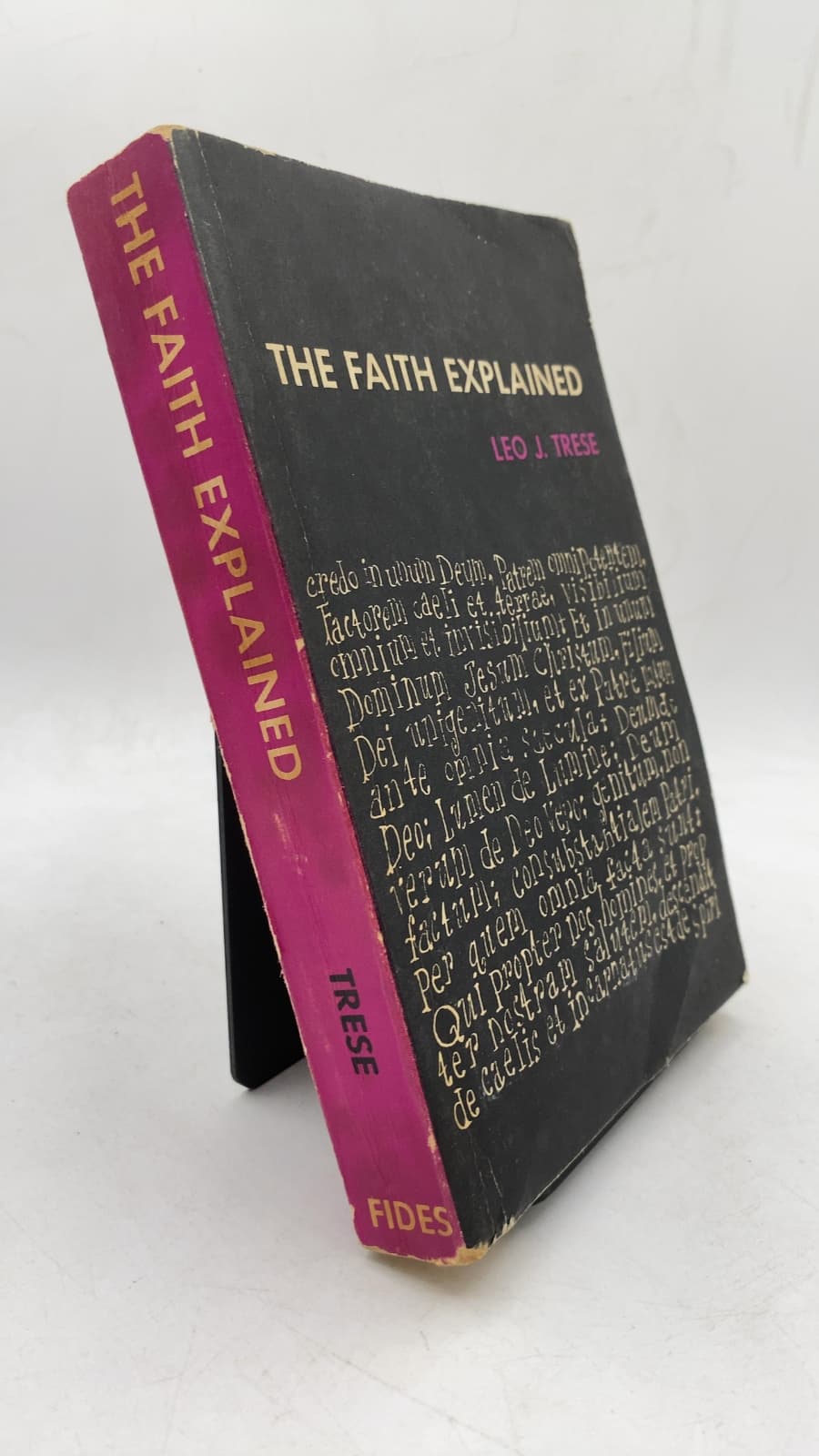 THE Faith Explained by LEO J. Trese - front cover