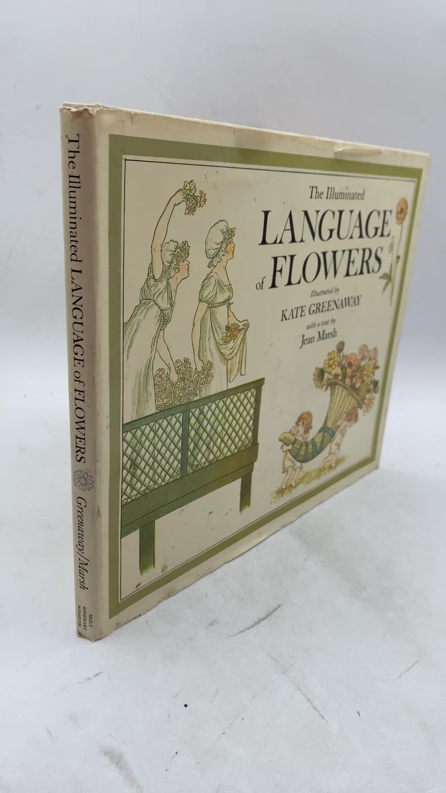 The Illuminated Language of Flowers by Kate Greenaway, Jean Marsh - front cover