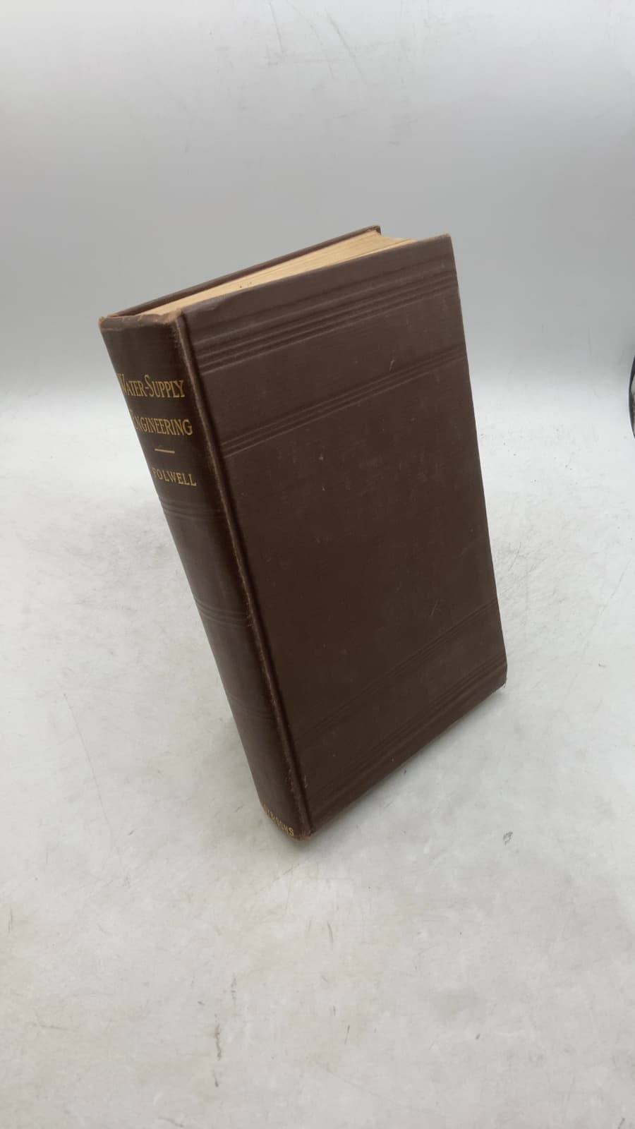 Water-Supply Engineering: The Designing, Construction, and Maintenance of Water-Supply Systems, Both City and Irrigation by A. Prescott Folwell - front cover
