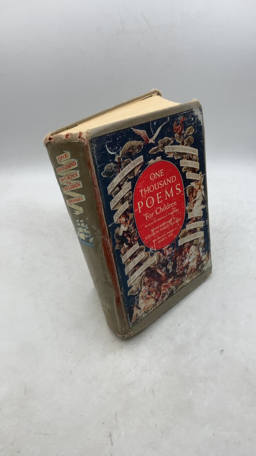 One Thousand Poems for Children by Elizabeth Hough Sechrist - front cover