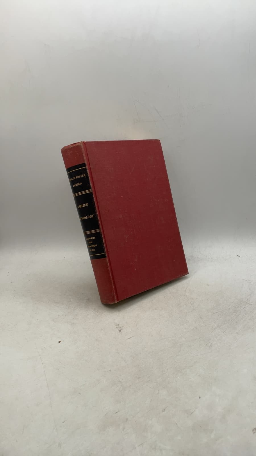 Applied Hydrology by Ray K. Linsley, Jr., Max A. Kohler, Joseph L. H. Paulhus - front cover