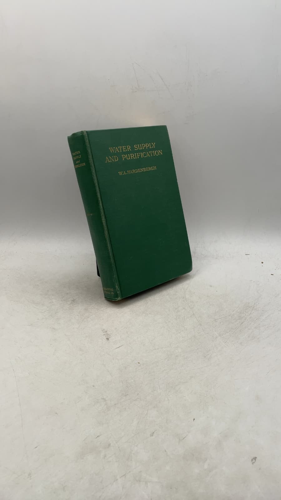 Water Supply and Purification by W.A. Hardenbergh - front cover