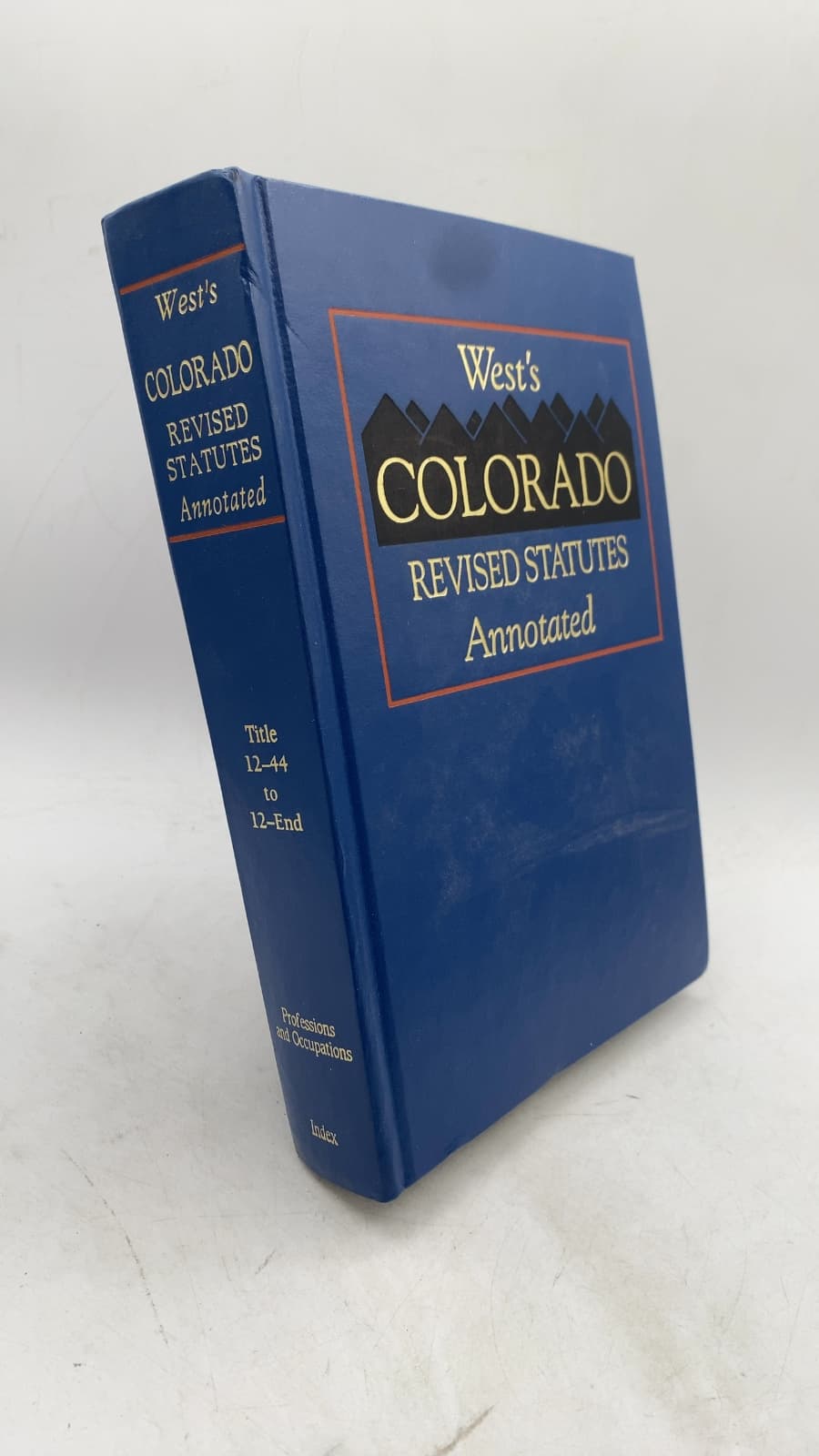 West's Colorado Revised Statutes Annotated - front cover
