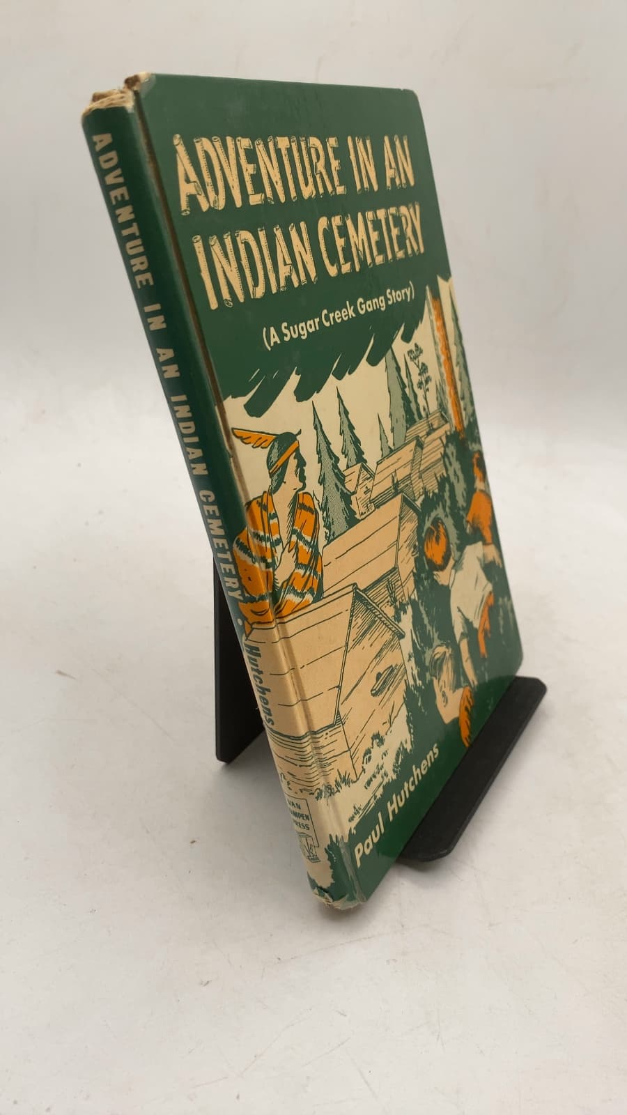 Adventure in an Indian Cemetery by Paul Hutchens - front cover