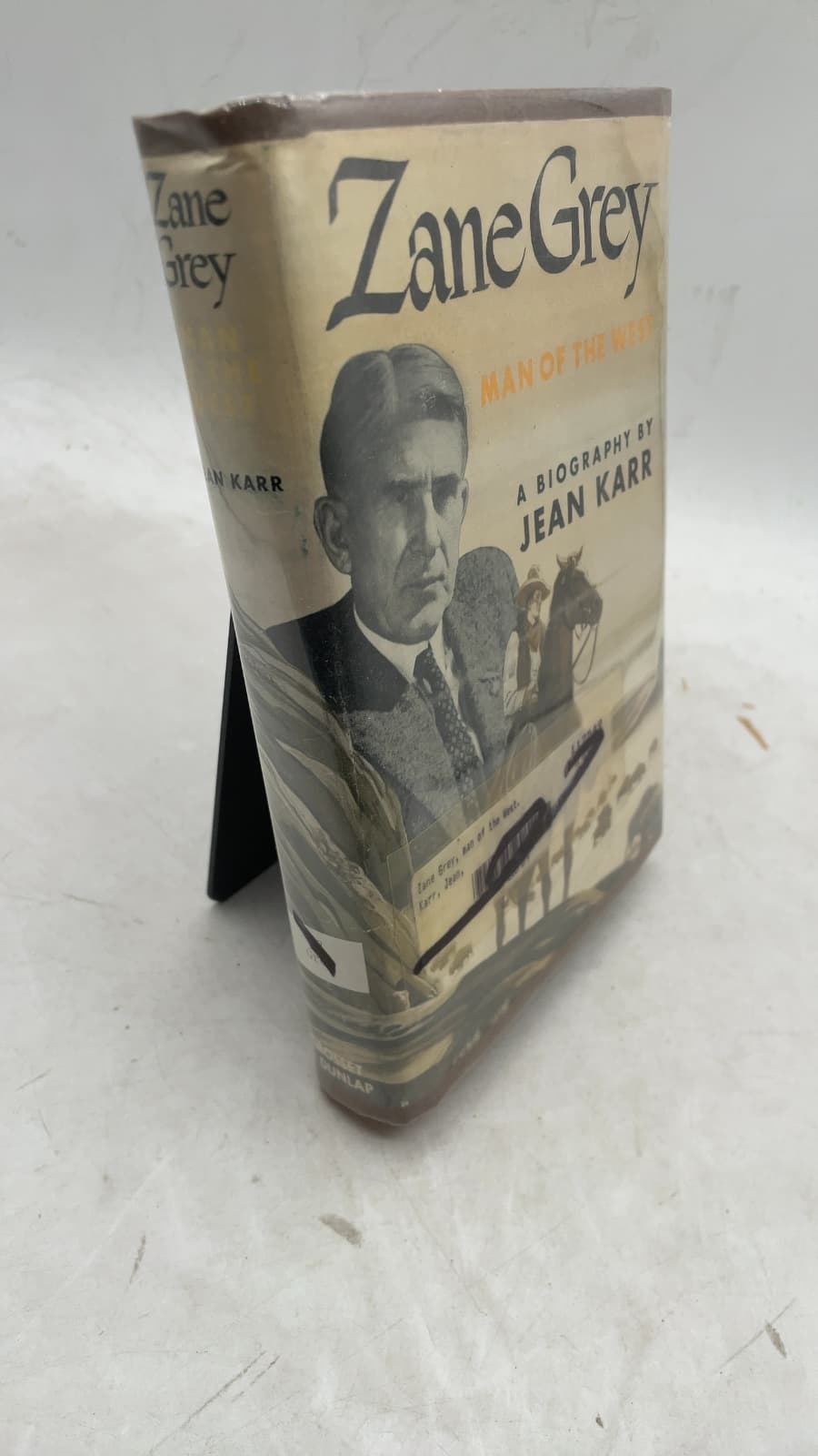 Zane Grey: Man of the West by Jean Karr - front cover