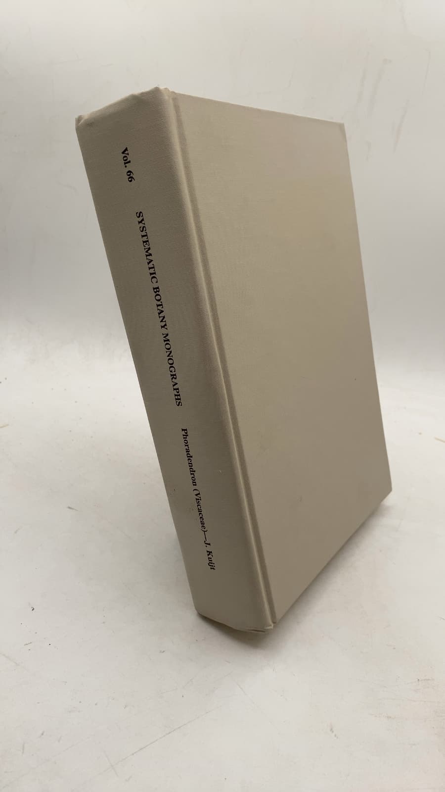 Systematic Botany Monographs by Job Kuijt - front cover