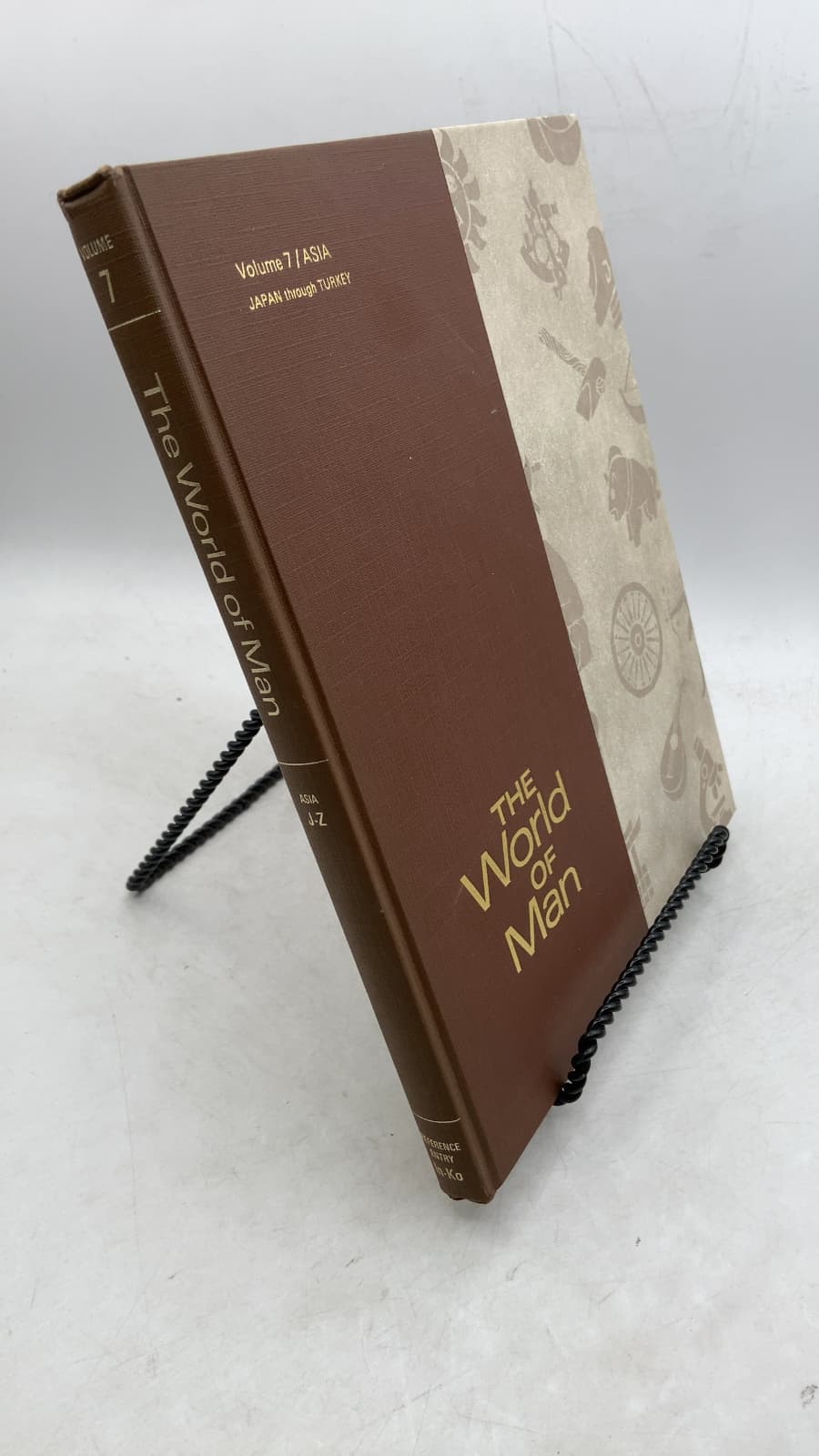 The World of Man, Volume 7: Asia, Japan to Turkey and Webster's Geographical Guide to the World, In-Ko - front cover