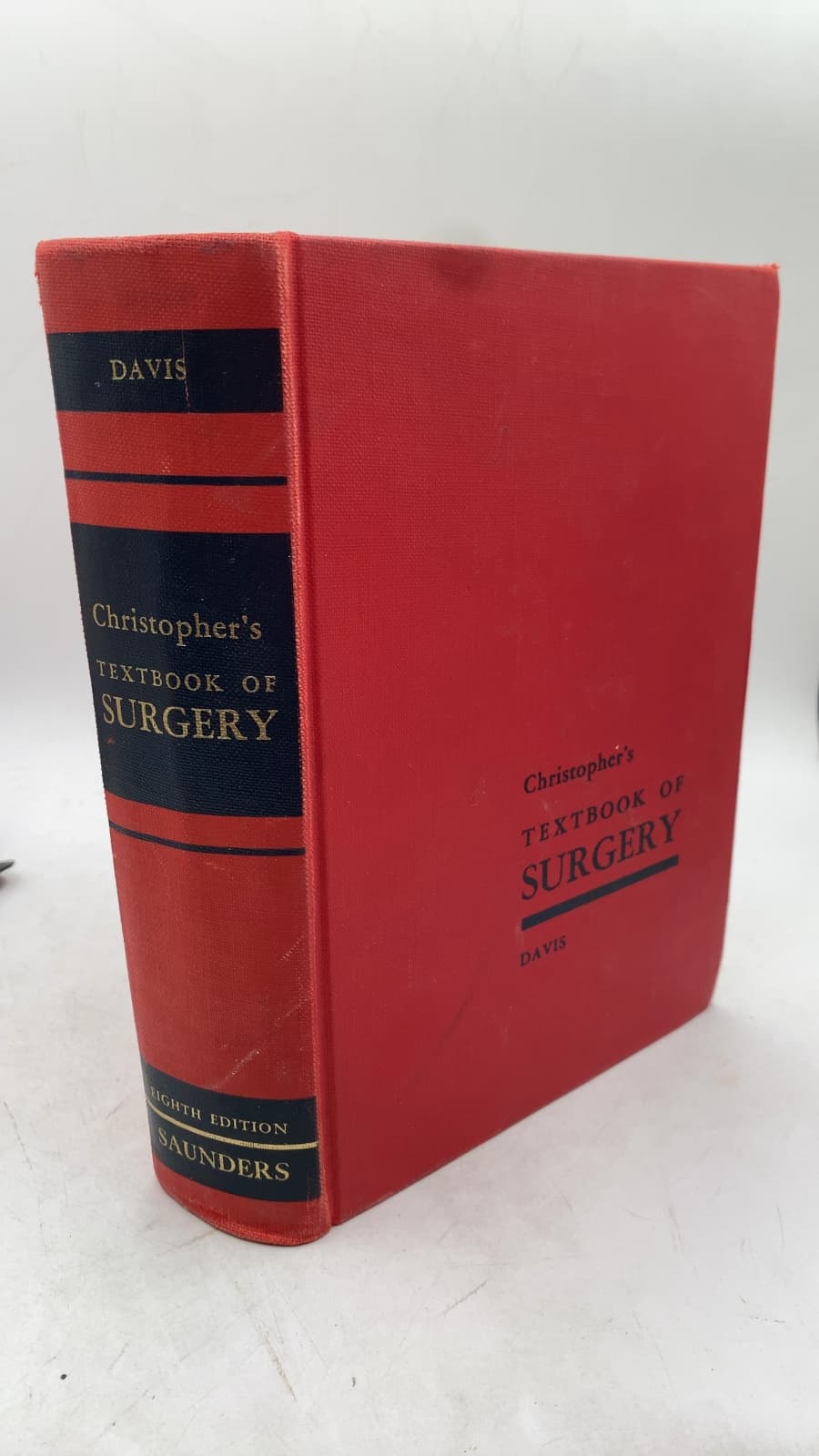 Christopher's Textbook of Surgery by Loyal Davis, M.D. - front cover