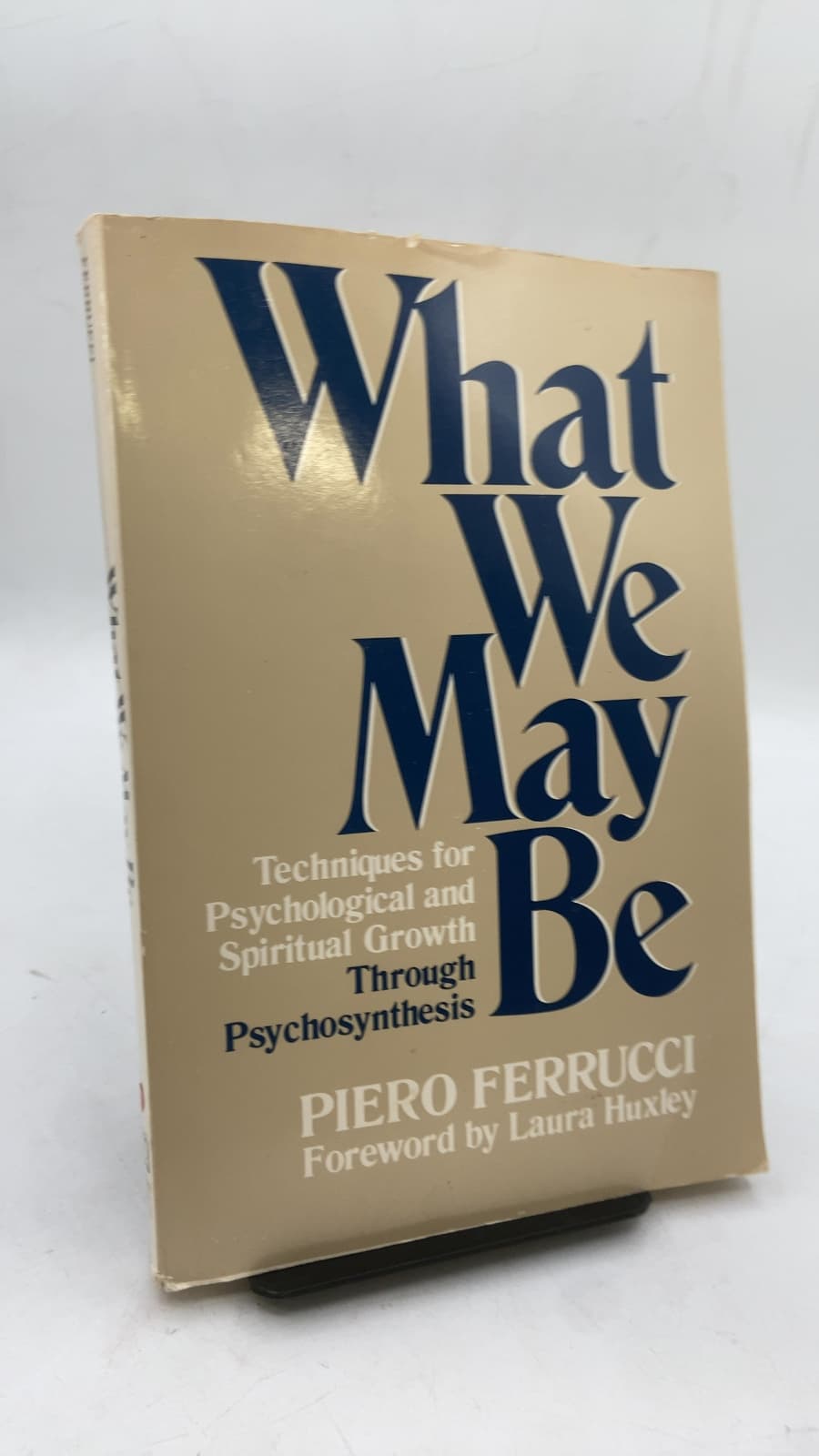 What We May Be: Techniques for Psychological and Spiritual Growth Through Psychosynthesis by Piero Ferrucci - front cover