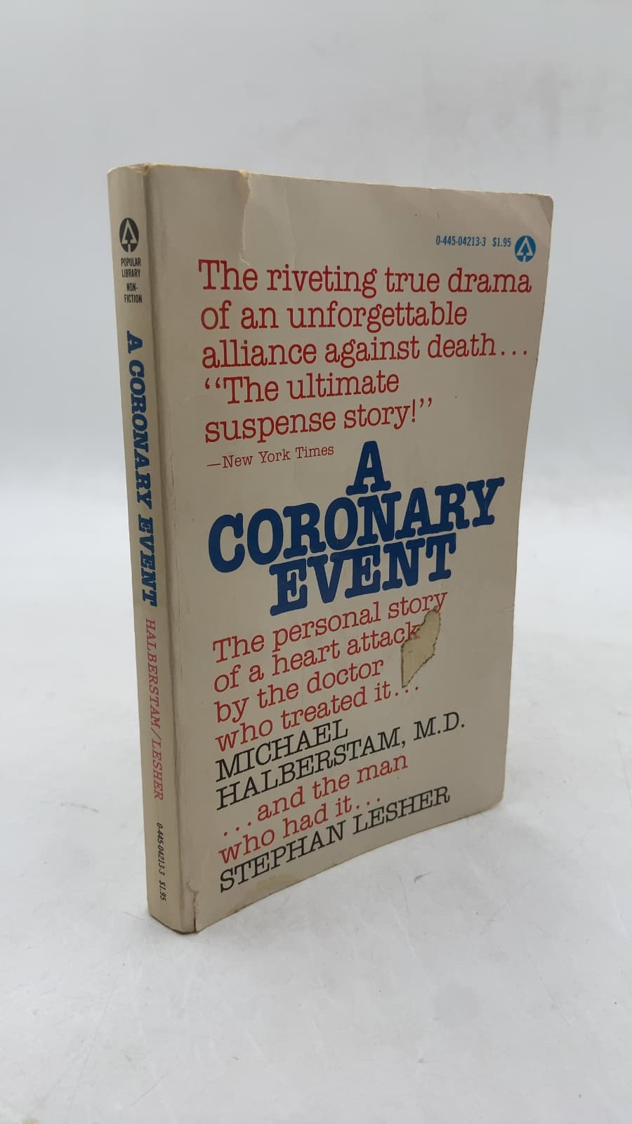 A Coronary Event by Michael Halberstam, M.D. and Stephan Lesher - front cover