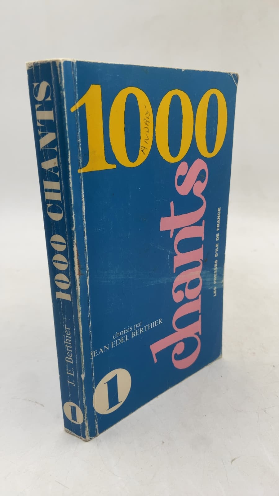 1000 Chants 1 by Jean Edel Berthier - front cover