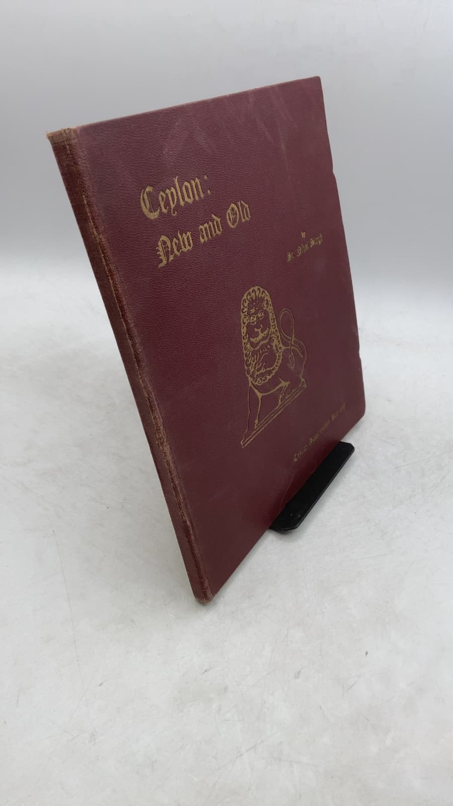 Ceylon: New and Old by St. Nihal Singh - front cover