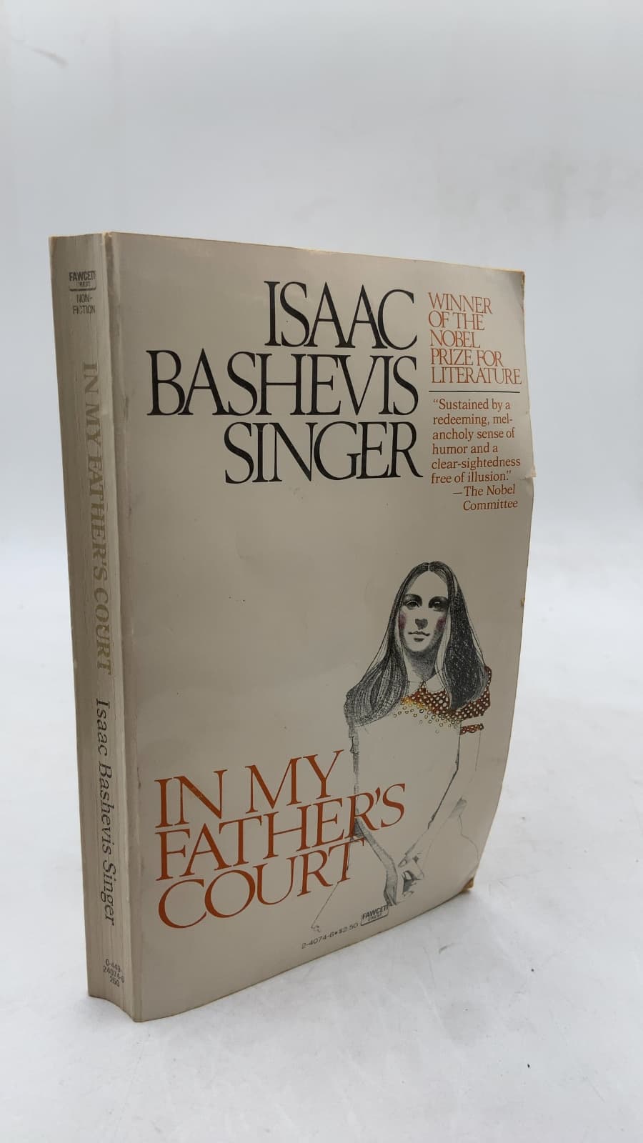 In My Father's Court by Isaac Bashevis Singer - front cover