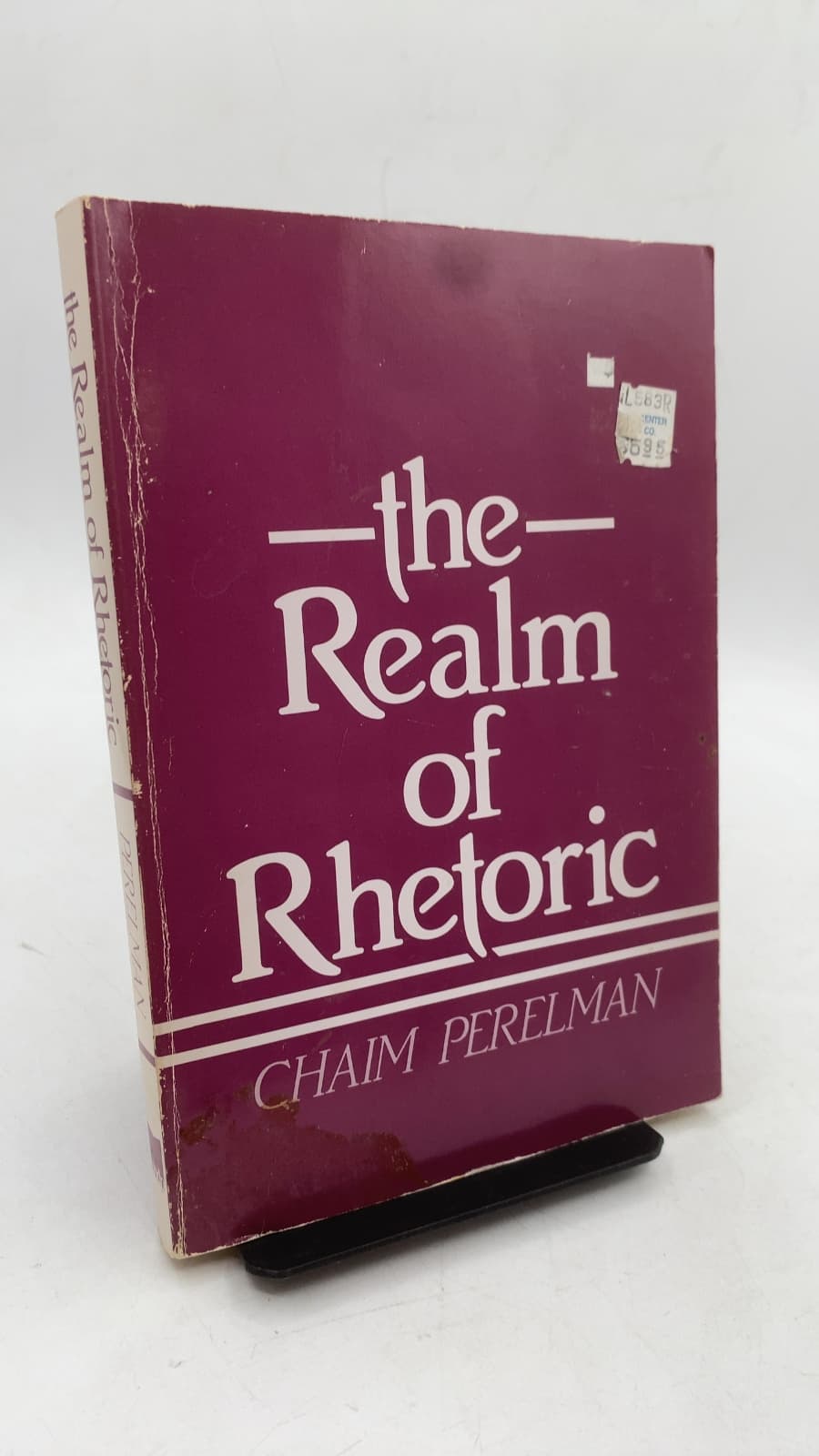 The Realm of Rhetoric by Chaim Perelman - front cover