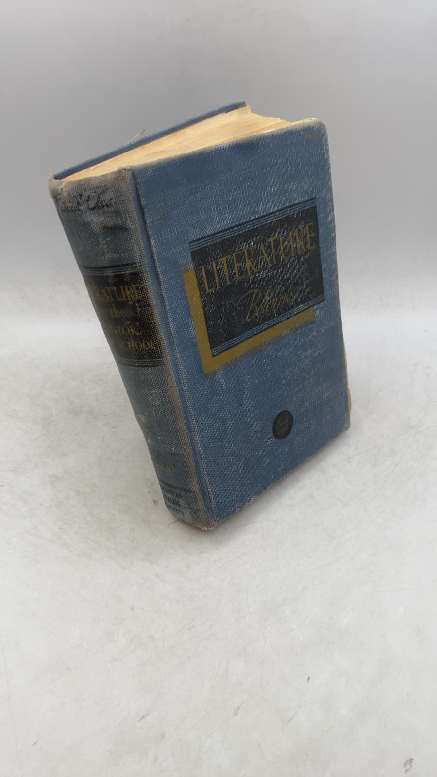 Literature in the Junior High School Book One by Emma Miller Bolenius - front cover