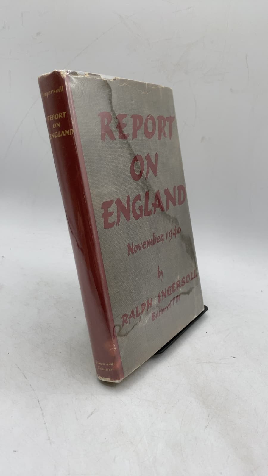 Report on England by Ralph Ingersoll - front cover